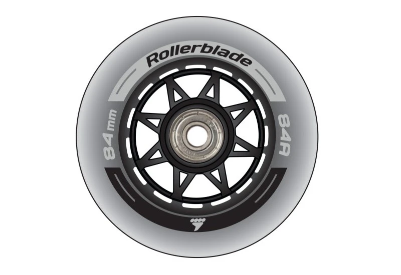 Rollerblade 8 Roues + 8 Roulements 84MM/SG7 WHEEL/BEARING XT