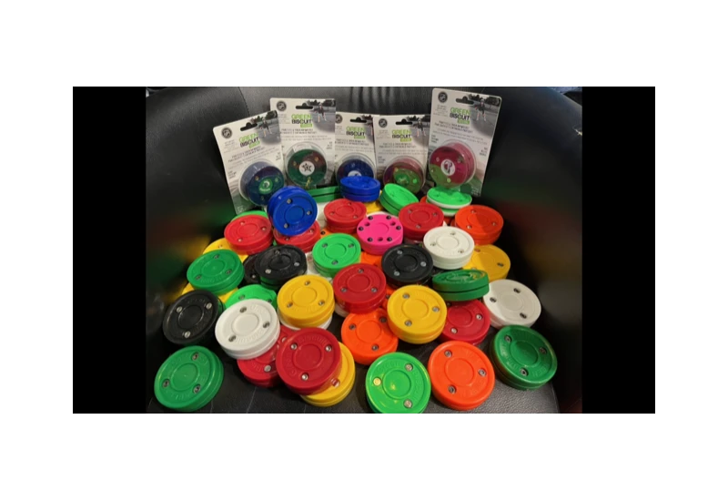 PALET ROLLER HOCKEY GREEN BISCUIT 1 PALET ROLLER HOCKEY GREEN BISCUIT